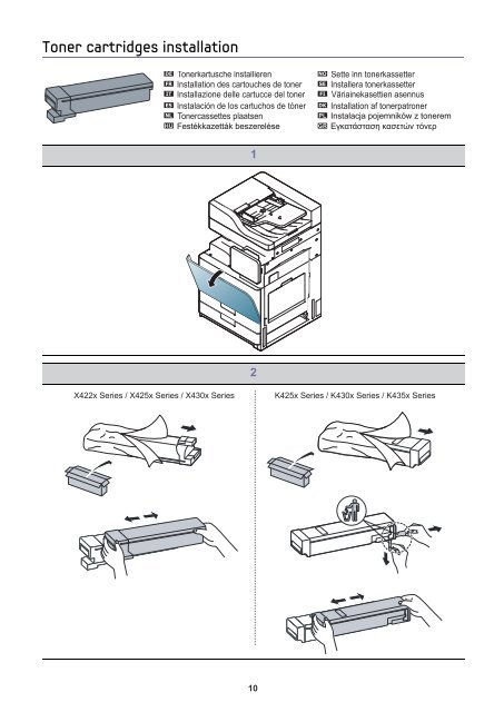 Samsung SL-X4300LX Multifonction A3 Couleur 30 ppm (SL-X4300LX/SEE ) - Guide rapide 9.94 MB, pdf, Anglais