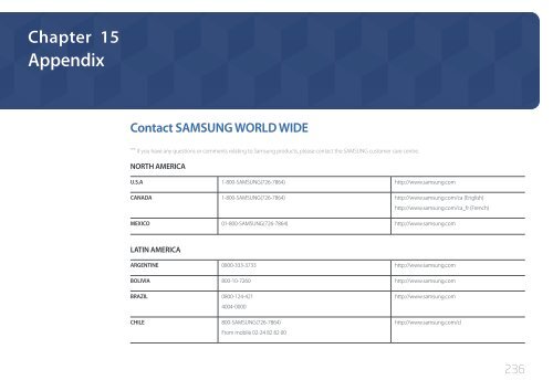 Samsung Mur d'images 46'' - 500cd/m&sup2; - FHD UE46C (LH46UECPLGC/EN ) - Manuel de l'utilisateur 5.65 MB, pdf, Anglais