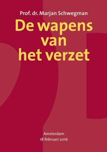 De wapens van het verzet