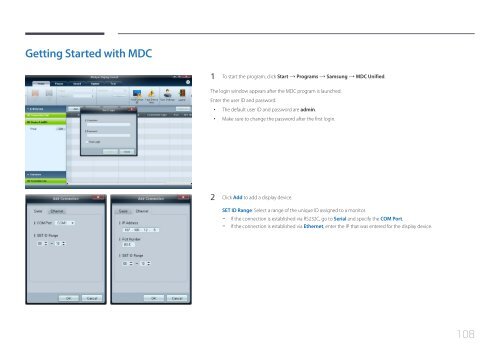 Samsung Moniteur 32'' LE32C Edge-LED usage intensif (LH32LECPLBC/EN ) - Manuel de l'utilisateur 5.98 MB, pdf, Anglais