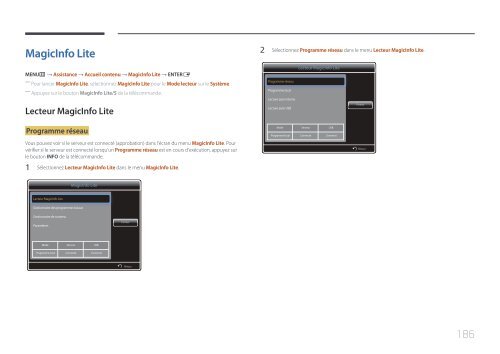 Samsung Moniteur 65'' MD65C Direct LED wifi et widi (LH65MDCPLGC/EN ) - Manuel de l'utilisateur 5.76 MB, pdf, Fran&ccedil;ais