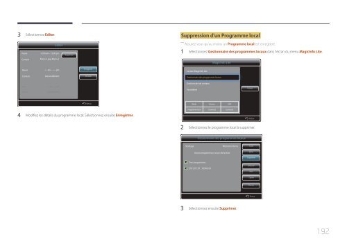 Samsung Moniteur 65'' MD65C Direct LED wifi et widi (LH65MDCPLGC/EN ) - Manuel de l'utilisateur 5.76 MB, pdf, Fran&ccedil;ais