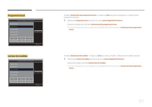 Samsung Moniteur 65'' MD65C Direct LED wifi et widi (LH65MDCPLGC/EN ) - Manuel de l'utilisateur 5.76 MB, pdf, Fran&ccedil;ais