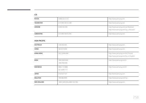 Samsung Moniteur 65'' MD65C Direct LED wifi et widi (LH65MDCPLGC/EN ) - Manuel de l'utilisateur 5.76 MB, pdf, Fran&ccedil;ais