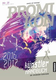 PROMIKON Künstlerhandbuch 2016/2017