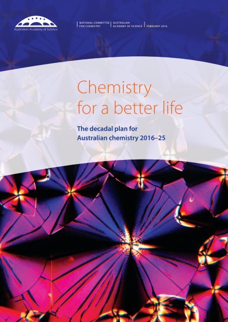 Chemistry for a better life