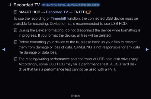 Samsung UE46D6530WS (UE46D6530WSXZF ) - Manuel de l'utilisateur 15.31 MB, pdf, Anglais
