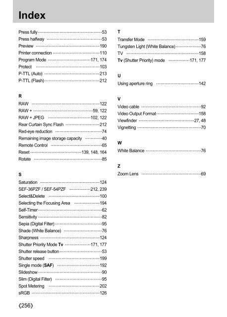 Samsung GX-10 (ER-GX10ZBBA/DK ) - Manuel de l'utilisateur 12.31 MB, pdf, Anglais