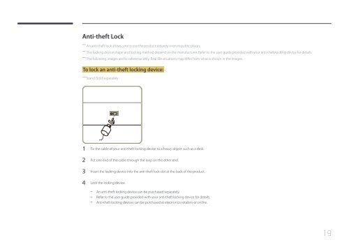 Samsung ED75E (LH75EDEPLGC/EN ) - Manuel de l'utilisateur 1.72 MB, pdf, Anglais