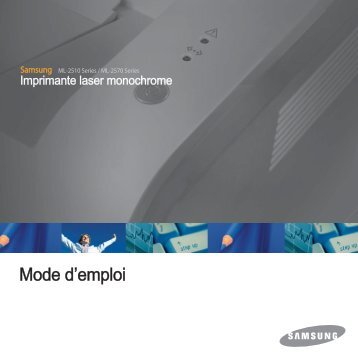 Samsung ML-2570 (ML-2570/SEE ) - Manuel de l'utilisateur 5.09 MB, pdf, FranÃ§ais