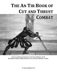 The An Tir Book of Cut and Thrust Combat - Kingdom of An Tir ...
