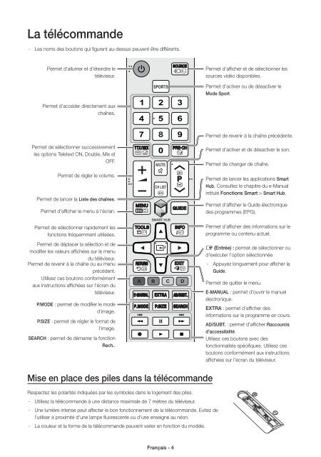 Samsung TV LED 40'', UHD/4K, Smart TV, 900PQI - UE40JU6400 (UE40JU6400KXZF ) - Guide rapide 11.97 MB, pdf, Anglais, N&Eacute;ERLANDAIS, Fran&ccedil;ais, ALLEMAND