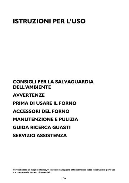 Whirlpool Forno 9 funzioni - Linea estetica Country AKP 288/NA - Istruzioni  d'uso_Italiano