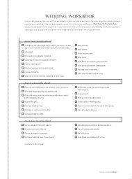 WEDDING WORKBOOK - Martha Stewart