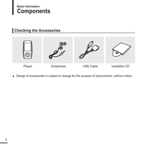 Samsung YP-T9JBQB (YP-T9JBQB/XEF ) - Manuel de l'utilisateur 1.89 MB, pdf, Anglais