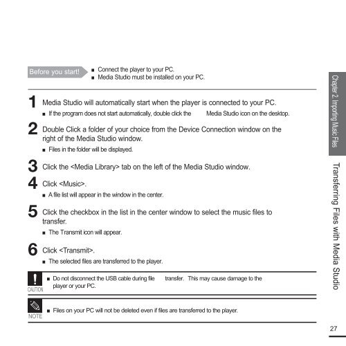 Samsung YP-F2RZW (YP-F2RZW/ELS ) - Manuel de l'utilisateur 3.18 MB, pdf, Anglais