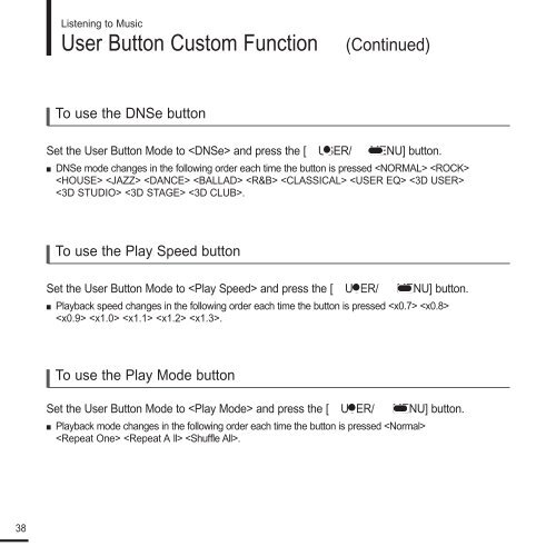 Samsung YP-F2RZW (YP-F2RZW/ELS ) - Manuel de l'utilisateur 3.18 MB, pdf, Anglais