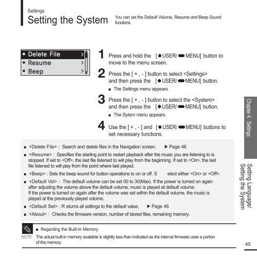 Samsung YP-F2RZW (YP-F2RZW/ELS ) - Manuel de l'utilisateur 3.18 MB, pdf, Anglais