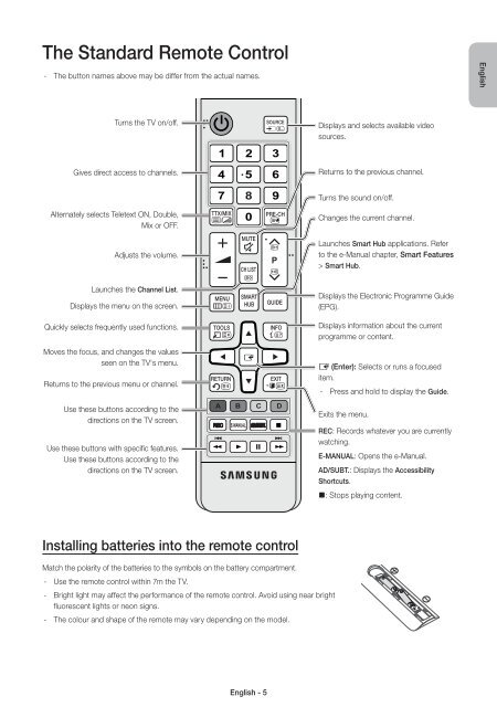 Samsung TV LED 40&quot;, Incurv&eacute;, UHD/4K, Smart TV, 1100PQI - UE40JU6500 (UE40JU6500KXZF ) - Guide rapide 13.92 MB, pdf, Anglais, N&Eacute;ERLANDAIS, Fran&ccedil;ais, ALLEMAND