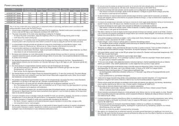 Samsung UE46C8700 (UE46C8790XSXZF ) - Guide relatif Ã  la consommation Ã©lectrique 0.98 MB, pdf, Anglais