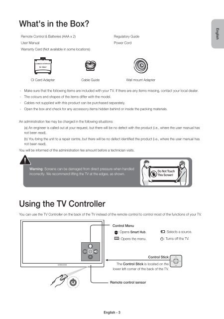 Samsung TV LED 48'', Incurv&eacute;, Full HD, Smart TV, 800PQI - UE48J6300 (UE48J6300AWXZF ) - Guide rapide 14.38 MB, pdf, Anglais, N&Eacute;ERLANDAIS, Fran&ccedil;ais, ALLEMAND