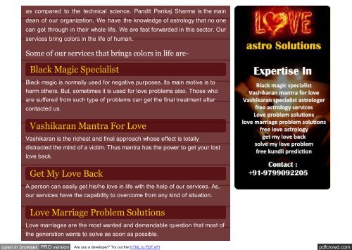 Love problem solutions 