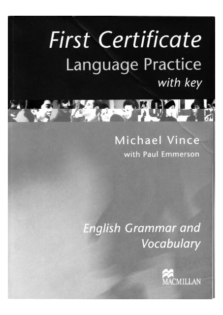 Vince Michael - First Certificate Language Practice With Key