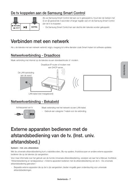 Samsung TV LED 55'', Incurv&eacute;, UHD/4K, Smart TV, 3D, 1400PQI - UE55JU7500 (UE55JU7500TXZF ) - Guide rapide 14.7 MB, pdf, Anglais, N&Eacute;ERLANDAIS, Fran&ccedil;ais, ALLEMAND