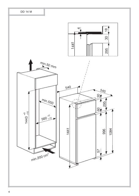 Whirlpool Doppia porta da incasso ART 364/A+/6-LH - Installazione_Italiano