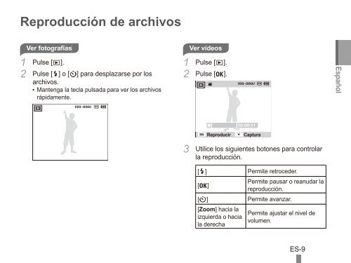 Samsung PL81 (EC-PL81ZZBPBE1 ) - Guide rapide 5.49 MB, pdf, Anglais, Fran&ccedil;ais, Espagnol