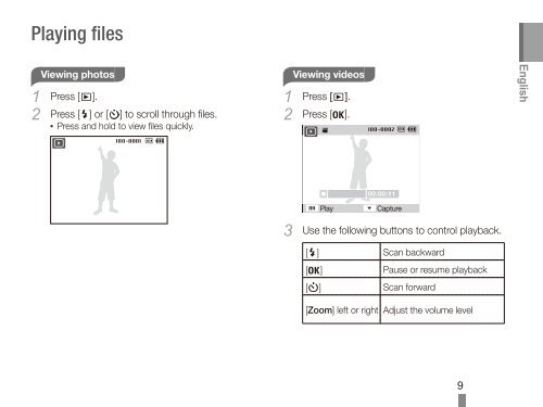 Samsung PL81 (EC-PL81ZZBPBE1 ) - Guide rapide 5.49 MB, pdf, Anglais, Fran&ccedil;ais, Espagnol