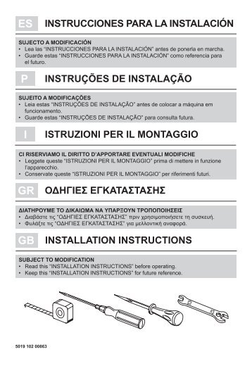 Whirlpool Lavatrice da incasso 7Kg, 1200 giri AWO/D 712 - Installazione_Italiano