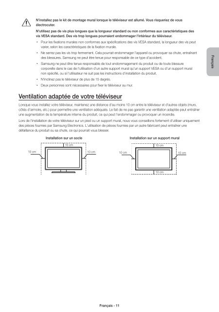 Samsung TV LED 48 pouces, UHD, 800 PQI - UE48JU6000 (UE48JU6000KXZF ) - Guide rapide 13.51 MB, pdf, Anglais, N&Eacute;ERLANDAIS, Fran&ccedil;ais, ALLEMAND