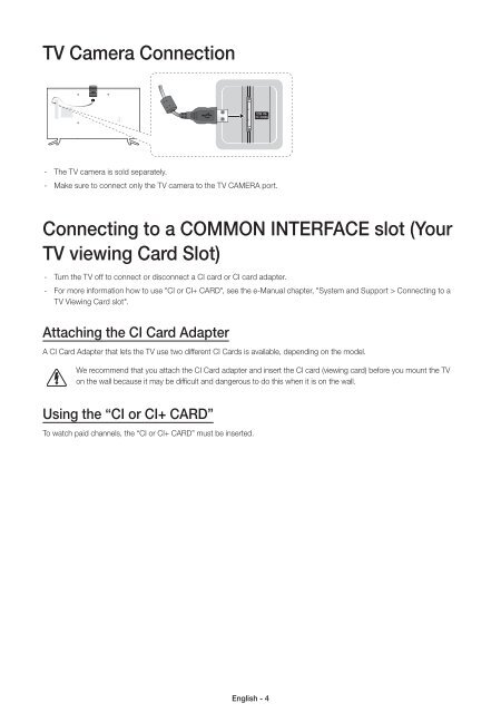 Samsung TV LED 48 pouces, UHD, 800 PQI - UE48JU6000 (UE48JU6000KXZF ) - Guide rapide 13.51 MB, pdf, Anglais, N&Eacute;ERLANDAIS, Fran&ccedil;ais, ALLEMAND