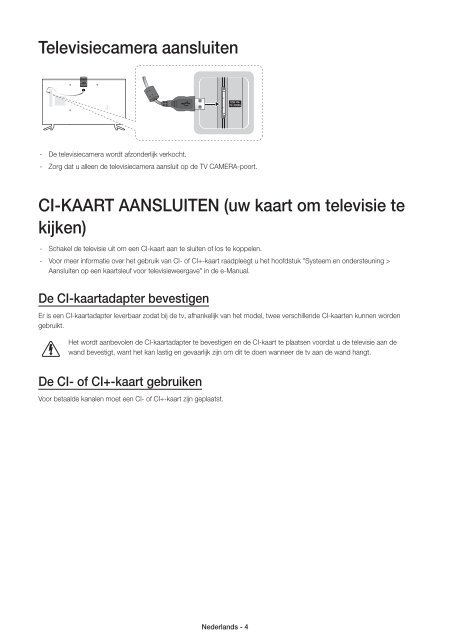 Samsung TV LED 48 pouces, UHD, 800 PQI - UE48JU6000 (UE48JU6000KXZF ) - Guide rapide 13.51 MB, pdf, Anglais, N&Eacute;ERLANDAIS, Fran&ccedil;ais, ALLEMAND