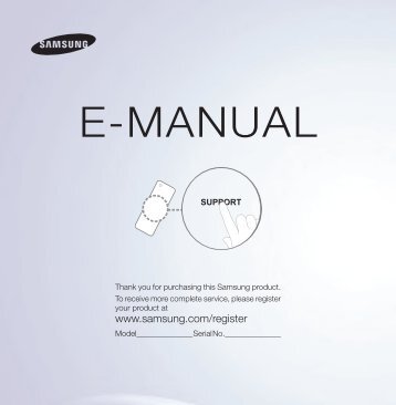 Samsung UE46ES6540S (UE46ES6540SXZF ) - Manuel de l'utilisateur 4.2 MB, pdf, Anglais