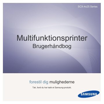 Samsung Imprimante Multifonction laser mono SCX-4825FN (24ppm) (SCX-4825FN/SEE ) - Manuel de l'utilisateur 7.92 MB, pdf, DANOIS, Multilingue