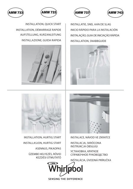 Whirlpool Microonde da incasso Space Chef, Linea Ambient AMW 735 NB -  Istruzioni d'uso_Italiano