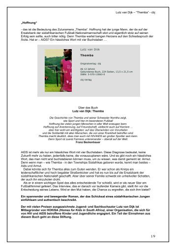 Lutz van Dijk – “Themba” - Verlagsgruppe Random House GmbH