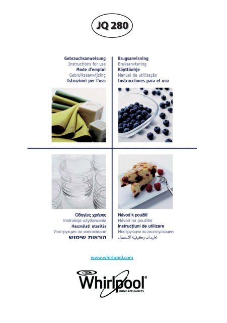 Whirlpool Microonde Jet Cuisine JQ 280 WH - Istruzioni d'uso_Italiano