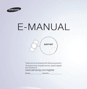 Samsung UE46ES6530S (UE46ES6530SXZF ) - Manuel de l'utilisateur 4.2 MB, pdf, Anglais