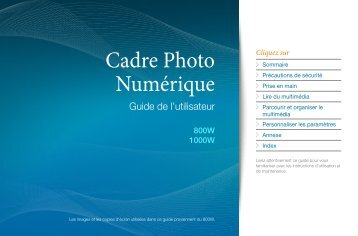 Samsung 1000W (LP10WSLSB/EN ) - Manuel de l'utilisateur 9.74 MB, pdf, FranÃ§ais