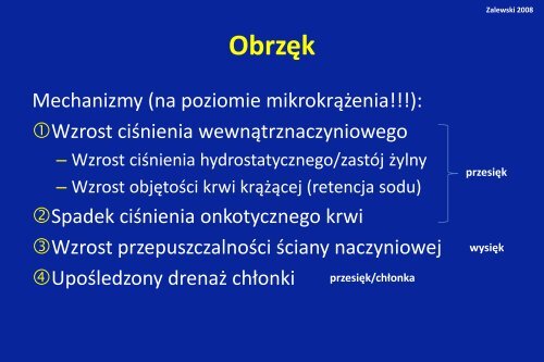 Zalewski - patomorfologia podstawowa - zaburzenia w krążeniu