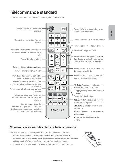 Samsung TV LED 48'', Incurv&eacute;, UHD/4K, Smart TV, 1200PQI - UE48JU6670 (UE48JU6670UXZF ) - Guide rapide 14.31 MB, pdf, Anglais, N&Eacute;ERLANDAIS, Fran&ccedil;ais, ALLEMAND