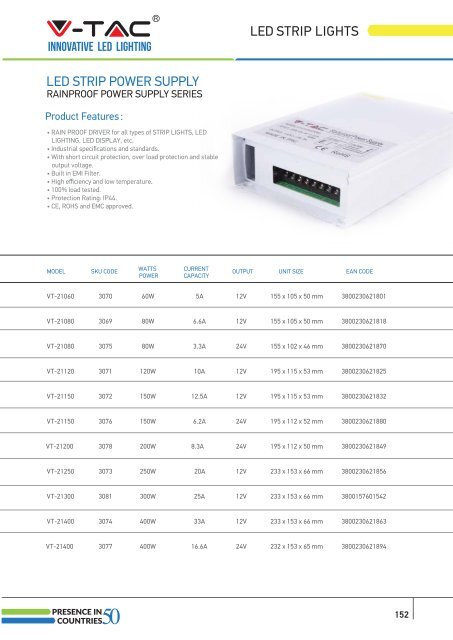 Catalogo V-TAC-2016