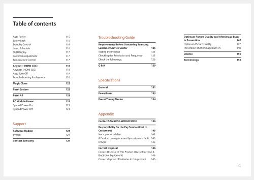 Samsung Moniteur 65'' ED65C (LH65EDCPLBC/EN ) - Manuel de l'utilisateur 4.1 MB, pdf, Anglais