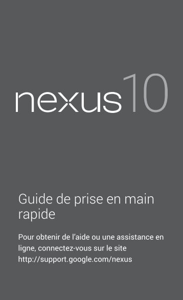Samsung GT-P8110 (GT-P8110HAAXEF ) - Quick Start Guide 1.12 MB, pdf, FRENCH(FRANCE)
