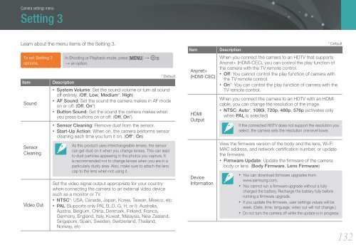 Samsung SMART CAMERA NX1000 (EV-NX1000BABFR ) - Manuel de l'utilisateur 7.81 MB, pdf, Anglais