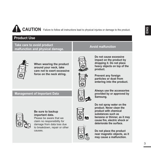 Samsung YP-T9JZB (YP-T9JZB/XEF ) - Manuel de l'utilisateur 1.89 MB, pdf, Anglais