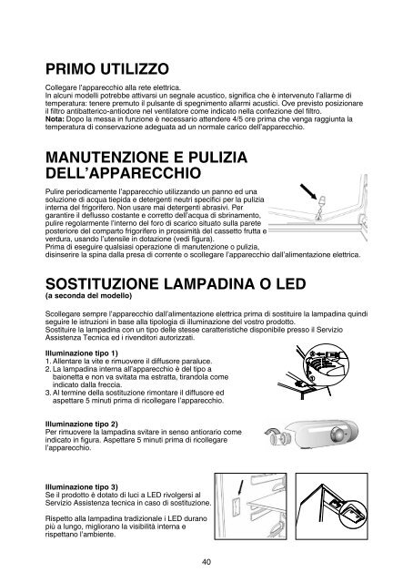Whirlpool Combinato da incasso ART 883/A+/NF - Istruzioni d'uso_Italiano